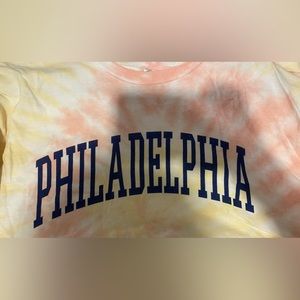 Philadelphia Tie Dye Tee Size Medium